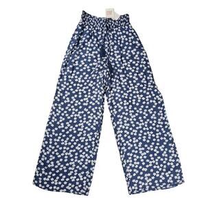 Roxy - Tropical Rhythm Beach Pants - Bijou Blue Floral Delight - MD - NWT
